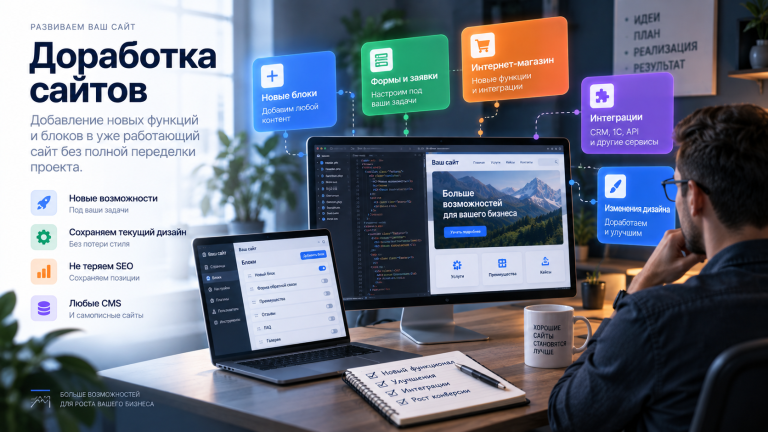 доработка сайтов