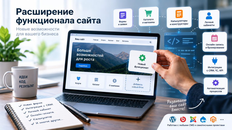 расширение функционала