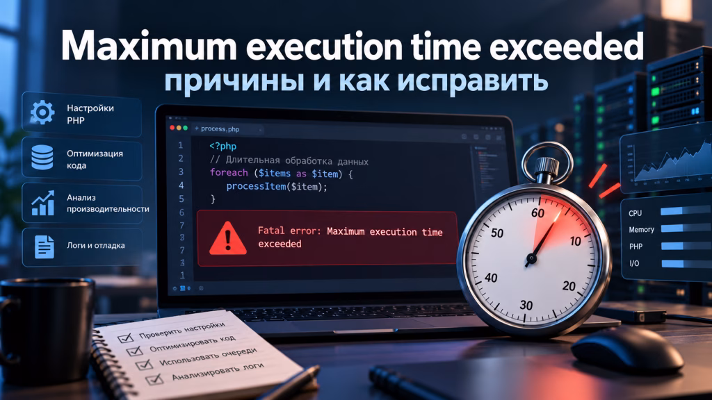 Maximum execution time exceeded