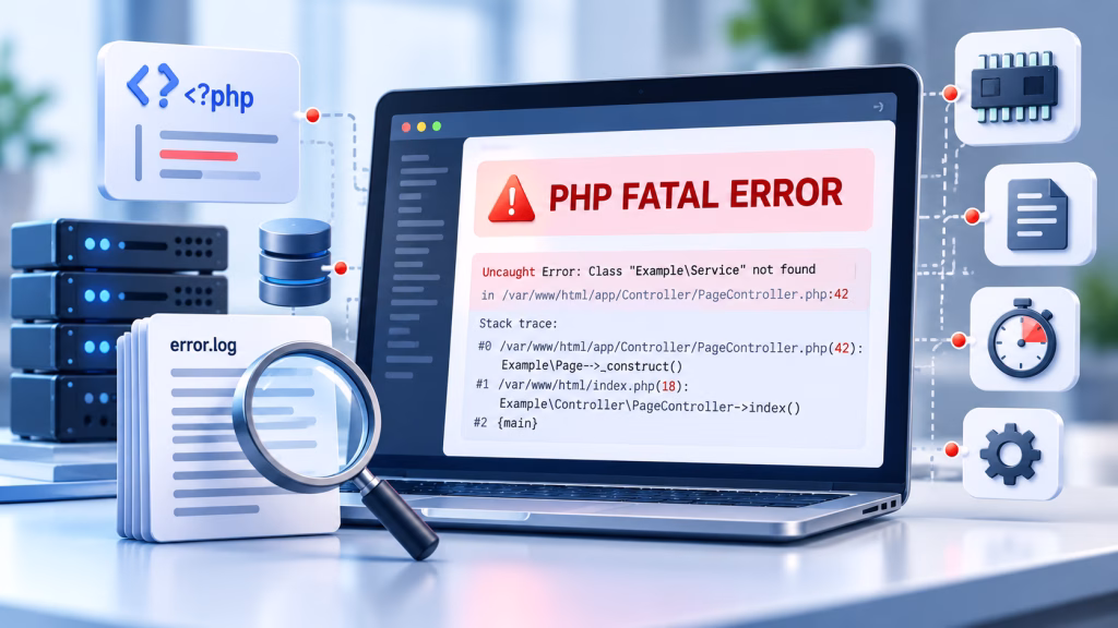php fatal error