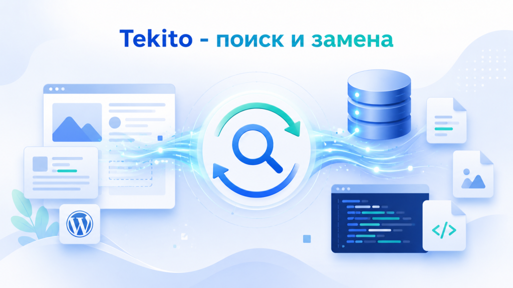 текито поиск и замена